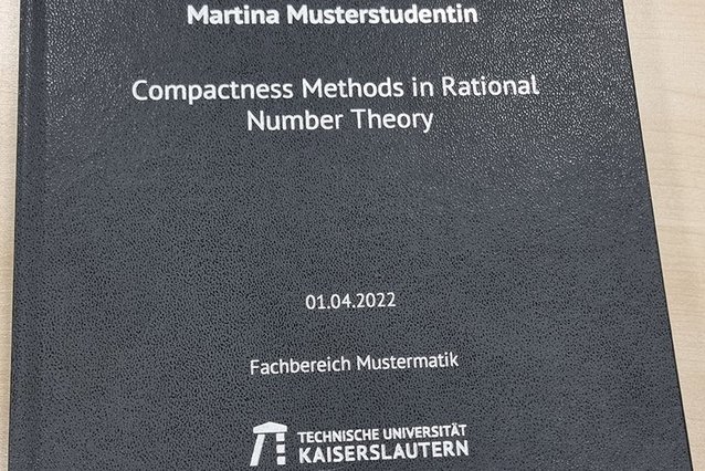 Hardcover Titeldruck